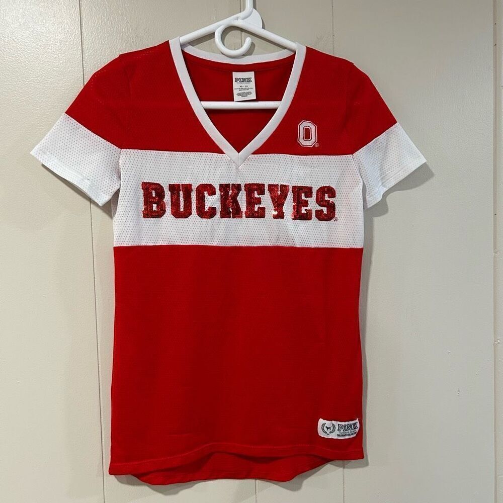 Pink Buckeye shirt size extra small